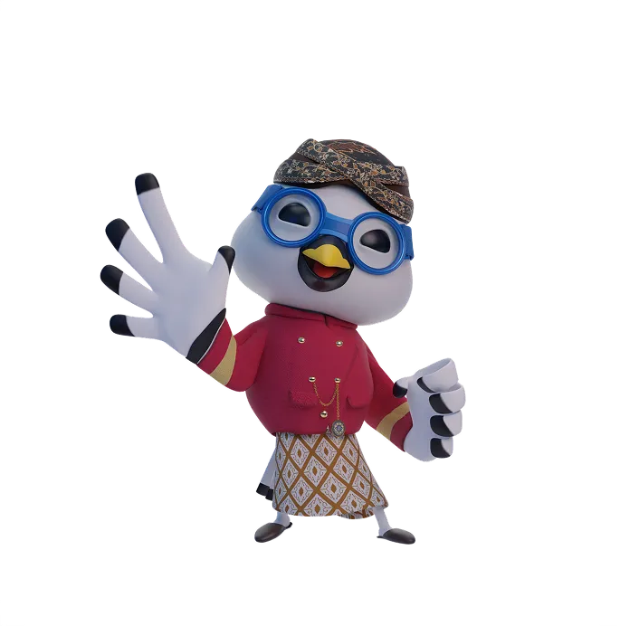 BATIC Mascot Bloo Meena